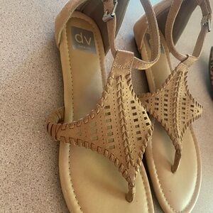 DV by Dolce Vita Woven Tan Sandals
